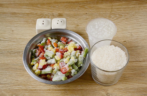 рис с замороженными овощами рецепт фото 1